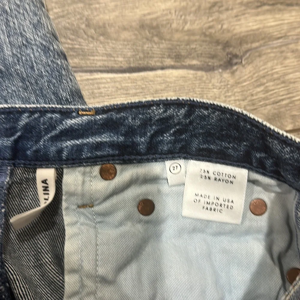 • GRLFRND • Women’s Karolina High Rise Skinny Almost Gone Blue 27 - Picture 6 of 7